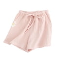 thumbnail image 1 of Hienoo Women's Cotton Linen Shorts Comfortable Casual Beach Lounge Shorts, Sizes M-XL, 1 of 3