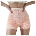 thumbnail image 1 of Hienoo Women's Lace Shorts Juniors High Rise Layer Bloomers, Sizes S-XL, 1 of 3