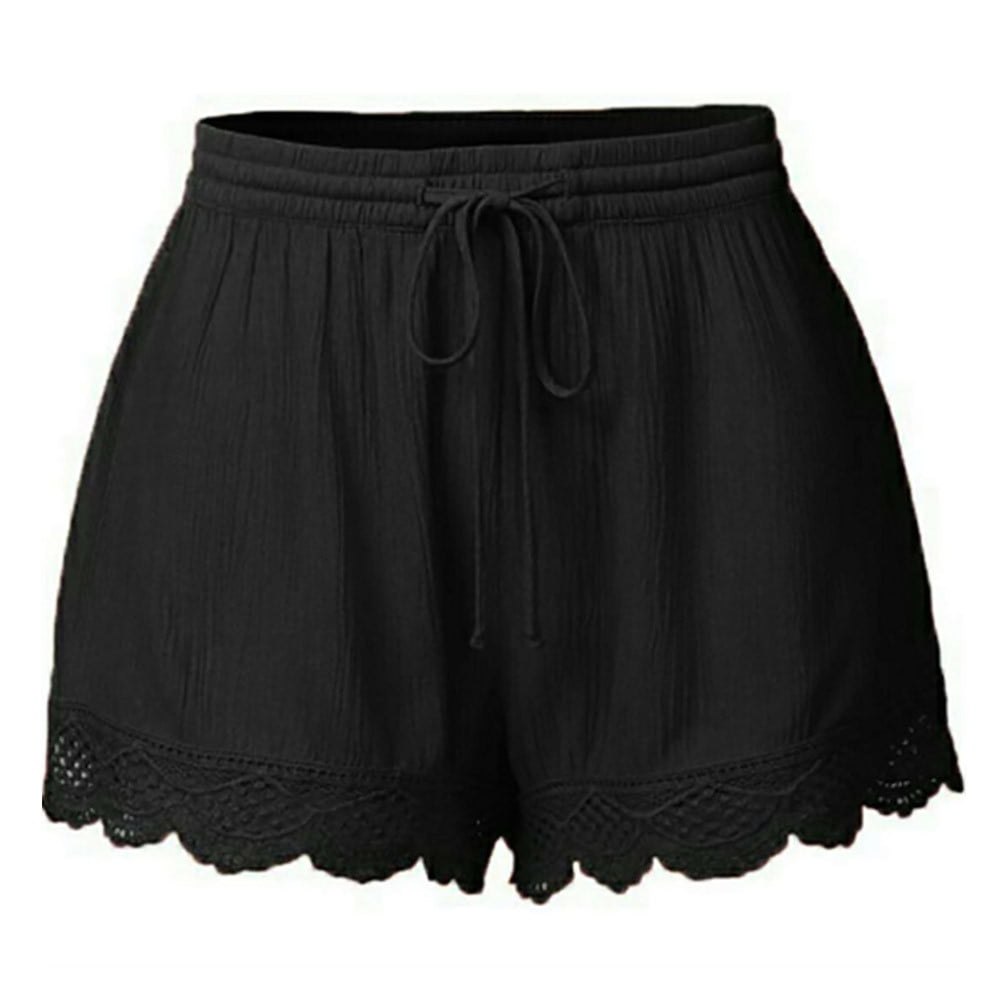 Spangle Lace Short Pants ブラック black Lace Black Shorts