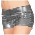 thumbnail image 1 of Hienoo Women's Metallic Rave Hotpants Dance Shorts Sexy Mini Pu Leather Shorts, Sizes S-XXL, 1 of 3