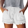 thumbnail image 1 of Hienoo Women's Plus Size Casual Denim Shorts High Rise Pocket Relaxed Fit Jean Shorts, Sizes XS-XXXL, 1 of 4