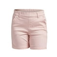 thumbnail image 1 of Hienoo Women's Stretch Twill Shorts Regular Fit Pocket Hiking Chino Shorts, Sizes S-3XL, 1 of 7
