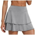 thumbnail image 1 of Hienoo Women's Tennis Skirt High Waist Workout Skorts Running Athletic Shorts, Sizes S-XXL, 1 of 5