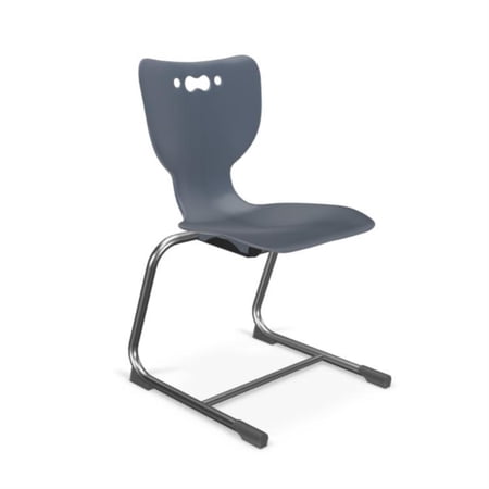 MooreCo Hierarchy Cantilever School Chair, 5 Pack-Navy-33.5"H x 19.3"W x 19.5"D