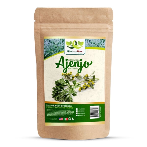 HierbasMex Ajenjo 4 onzas Hierba Natural