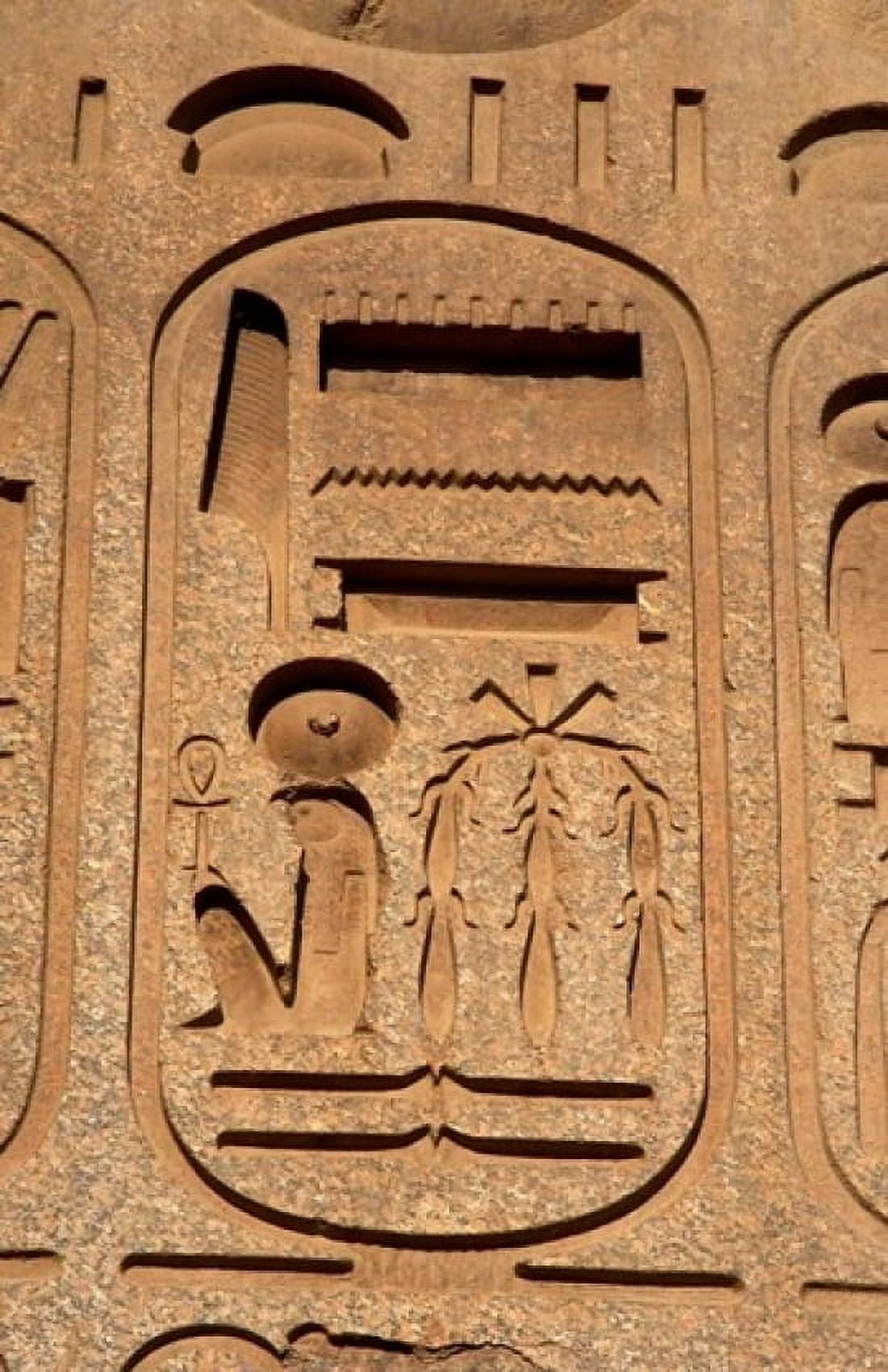 Hieroglyphics Obelisk Ramses II Temple of Luxor Egypt Canvas Art - Prisma Archivo DanitaDelimont (24 x 36)