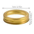 thumbnail image 1 of CTIRCHIU Tinplate Wide Mouth Lids for Glass Jars and Canning 24Pcs, 1 of 10