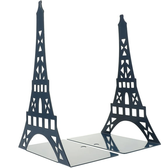 CTIRCHIU Set of 2 Modern Metal Tower Bookends, Decorative and Book Holders for Home, Office, and Bookshelf Organization