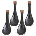 thumbnail image 1 of Hieromout 4-Pack Japanese Ramen Soup Spoons Ceramic Noodle Spoons Rice Spoons for Asian Cuisine, 1 of 10