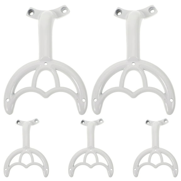 CTIRCHIU Hieromout 5Pcs Ceiling Fan Arm Holder Accessories Metal Support White