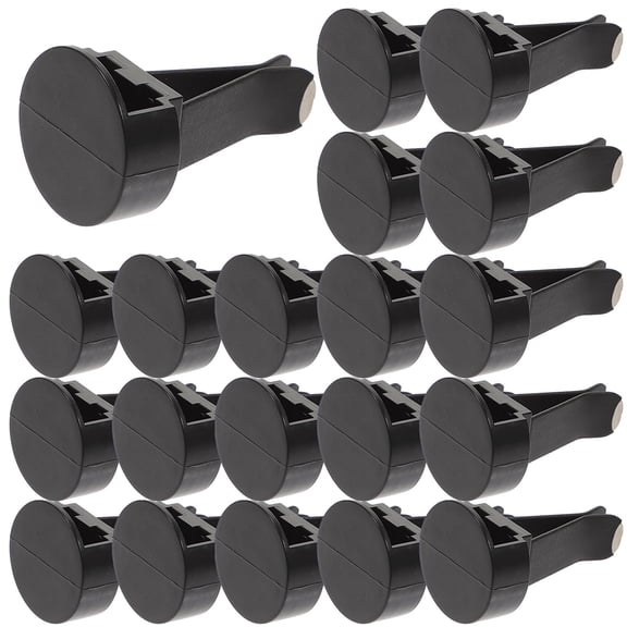 CTIRCHIU 60Pcs Auto Vent Clips Black Car Air Conditioner Vent Clips Easy Install