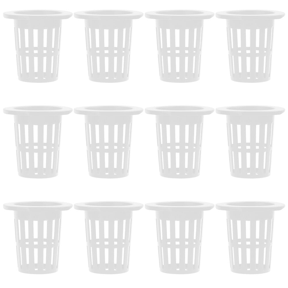 Hieromout Slotted Mesh Net Cups: 50pcs Hydroponic Baskets Net Pots ...