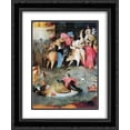 thumbnail image 1 of Hieronymus Bosch 2x Matted 20x24 Black Ornate Framed Art Print 'Group of Victims', 1 of 2