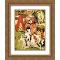 thumbnail image 1 of Hieronymus Bosch 2x Matted 20x24 Gold Ornate Framed Art Print 'The Garden of Earthly Delights (detail)', 1 of 2