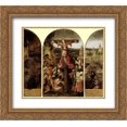 thumbnail image 1 of Hieronymus Bosch 2x Matted 22x20 Gold Ornate Framed Art Print 'St. Liberata Triptych', 1 of 2