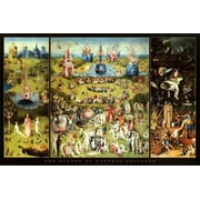 Hieronymus Bosch Garden of Earthly Delights Art Print Poster Art Poster Print by Hieronymus Bosch