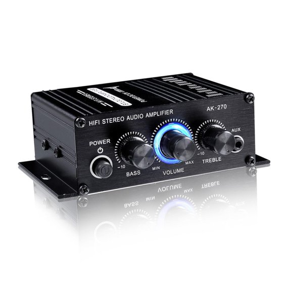 Hifi 12V Car Amplifier Home Stereo Subwoofer Amplifier Sound Speaker LED Display Digital Audio Processor Auto Music Player ,Wide Application