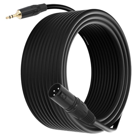 Hifi 3.5mm to 3Pin Male Cable for Connecting Auditory Devices Including Camcorders and Mixers 48.V Power Supply