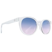 Spy Optics Hi-Fi Clear Round Womens Sunglasses with Double Gradient Lens - 673512183892
