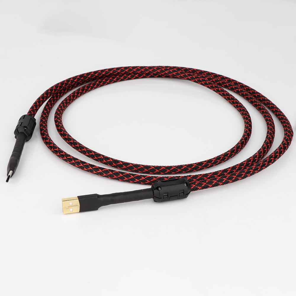 Hifi USB Cable USB Type C to A Audio Data Cable For USB DAC Mobile Cell