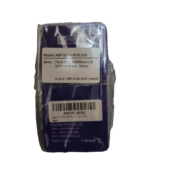 Hifiber 1000Base-Lx/Lh Sfp 1310Nm 10Km , Lot Of 2
