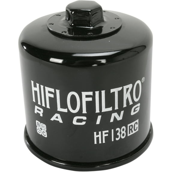 Hiflofiltro Racing HF138RC Motor Oil Filter, Black, 7 oz