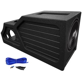 Hifonics 12" Subwoofer+Center Console Sub Box For 2014-18 Chevy/GM Crew Cab