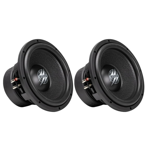 Hifonics 2 Pack ELITE 12" Subwoofer, Dual Voice Coil Car Audio Speaker, 1600W