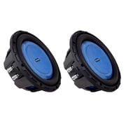 Hifonics 2 Pack ELITE 8” مضخم صوت ضحل، مكبر صوت مزدوج الملف الصوتي، 500 واط