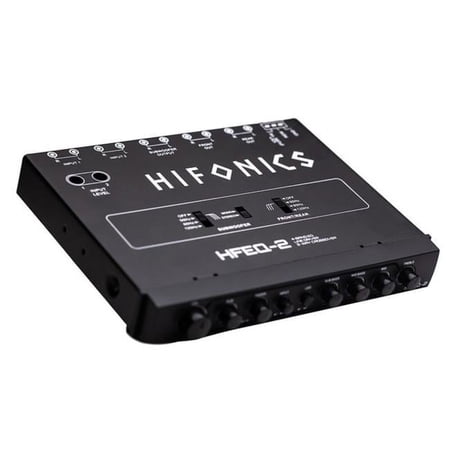 Hifonics 9V 4-Band Equalizer with Line-Driver & Multiple-Source Signal Processor