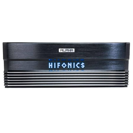 Hifonics - ALPHA 3000W Class D Digital Mono Amplifier with Variable Low-Pass Crossover - Silver/Black