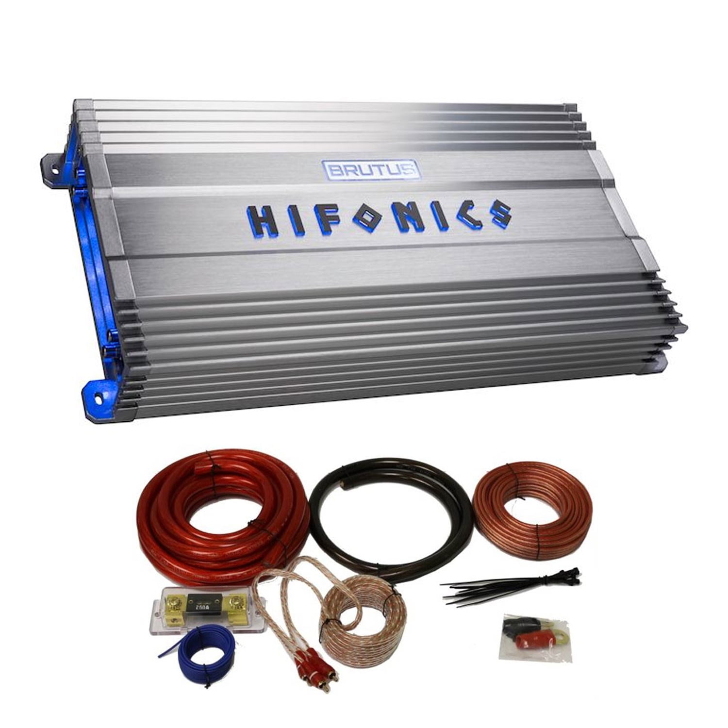 Hifonics BG4000.1D Brutus 4000 Watt Subwoofer Amplifier & Wiring Kit