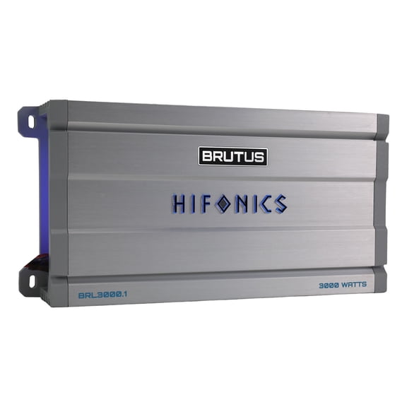 Hifonics BRUTUS BRL3000.1 3000 Watt Class D Monoblock Car Audio Amplifier