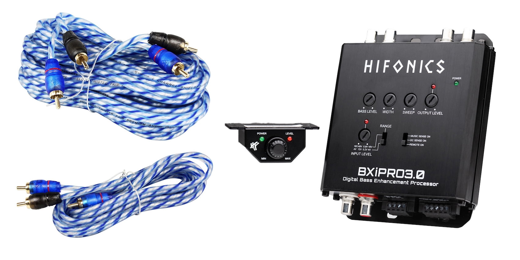 Hifonics BXIPRO3.0 Digital Bass Processor with Power, Noise Reduction ...