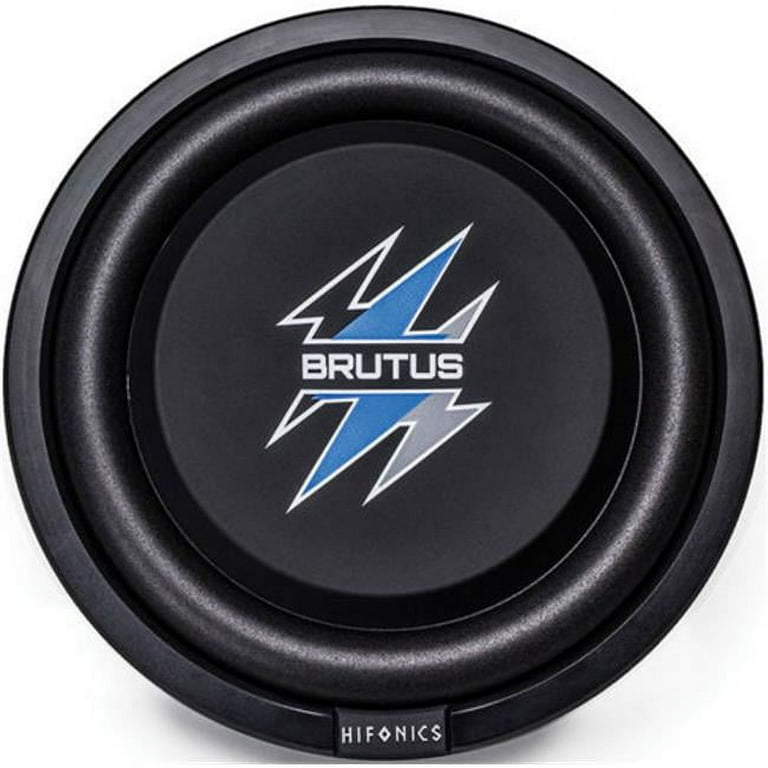 Hifonics BXS10D4 Brutus Shallow Mount Subwoofer (Black) ‚Äì 10