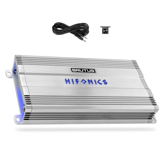Hifonics Brutus BG 1400 Watt Class D Monoblock Amplifier with Built-In UV Meter