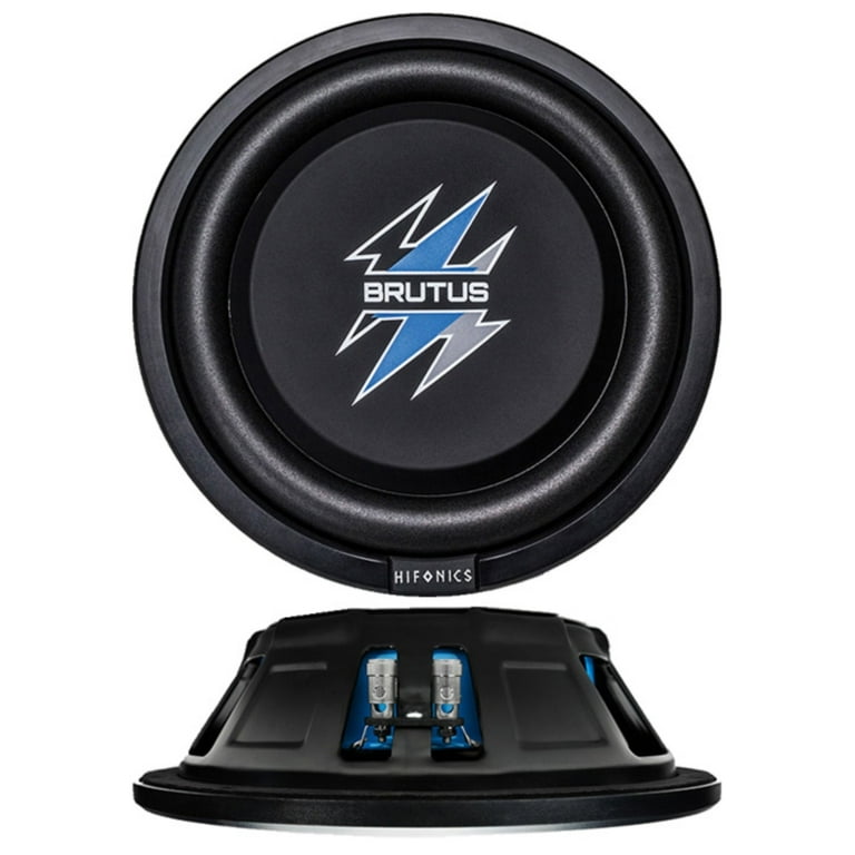 Hifonics BRUTUS 12 Inch 500 Watt MAX Shallow Mount Subwoofer, Dual