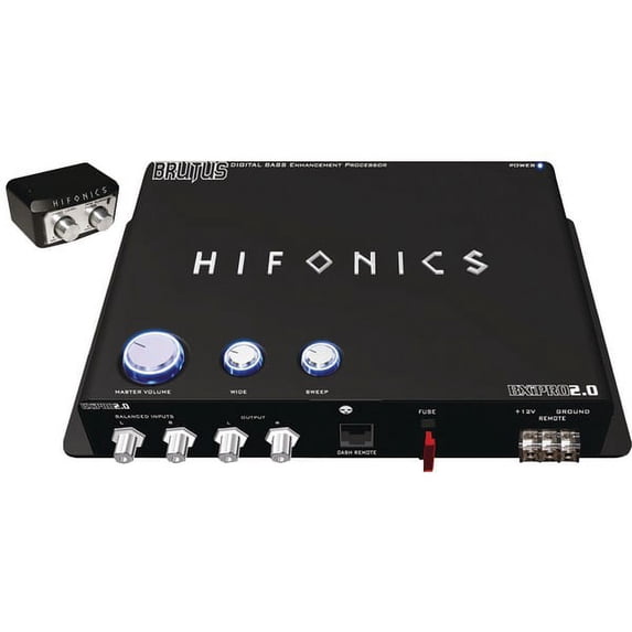 Hifonics® Bxipro 2.0 Digital Bass Enhancement Processor With Noise-reduction Circuit