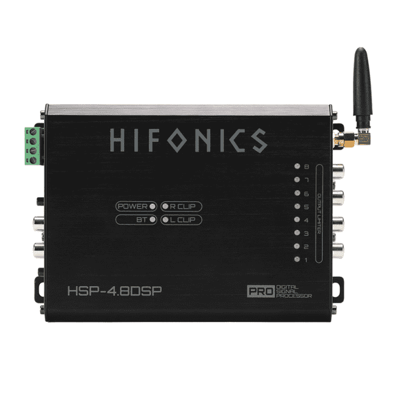 Hifonics HSP-4.8DSP 2 or 4-In / 8-Out Digital Signal Processor DSP w/ 31 Band EQ