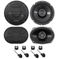 thumbnail image 1 of Hifonics Front+Rear Factory Speaker Replacement Kit For 1995-2000 Dodge Avenger, 1 of 11
