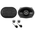 thumbnail image 1 of Hifonics ZS693+72-6512 ZS693 6x9" 800W Car Speakers with Metra 72-6512 Harness for Chrysler Vehicles 800 Watts Max Power Black, 1 of 8
