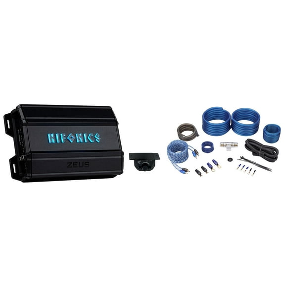 Hifonics ZD-1350.1D 1350 Watt Mono Car Audio Amplifier 1 Ohm Class-D+Amp Kit