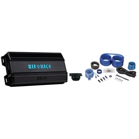 Hifonics ZD-1950.1D 1950 Watt Mono Car Audio Amplifier 1 Ohm Class-D+Amp Kit