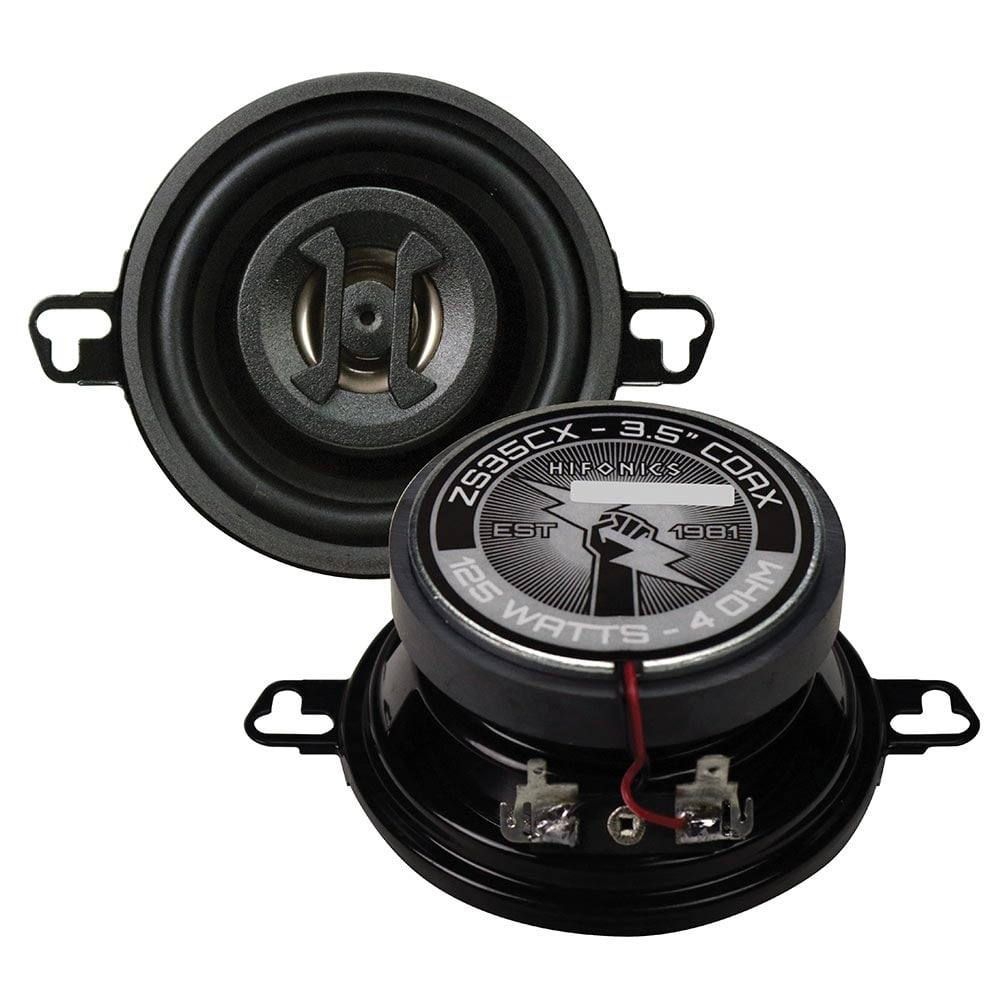 Hifonics ZS35CX Zeus 3.5" Coaxial Speaker ,BLACK