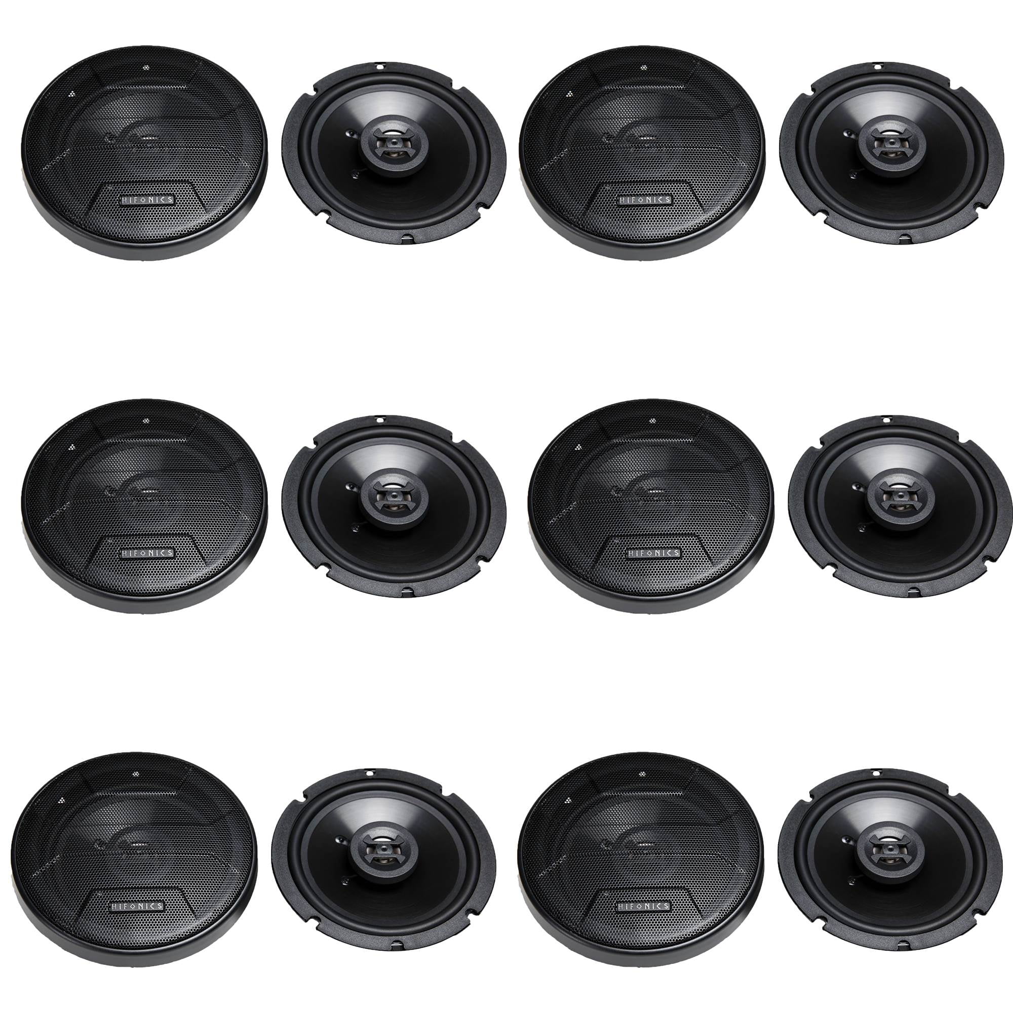Hifonics Zeus 6.5 Inch 3 Way 300W Shallow Mount Coaxial