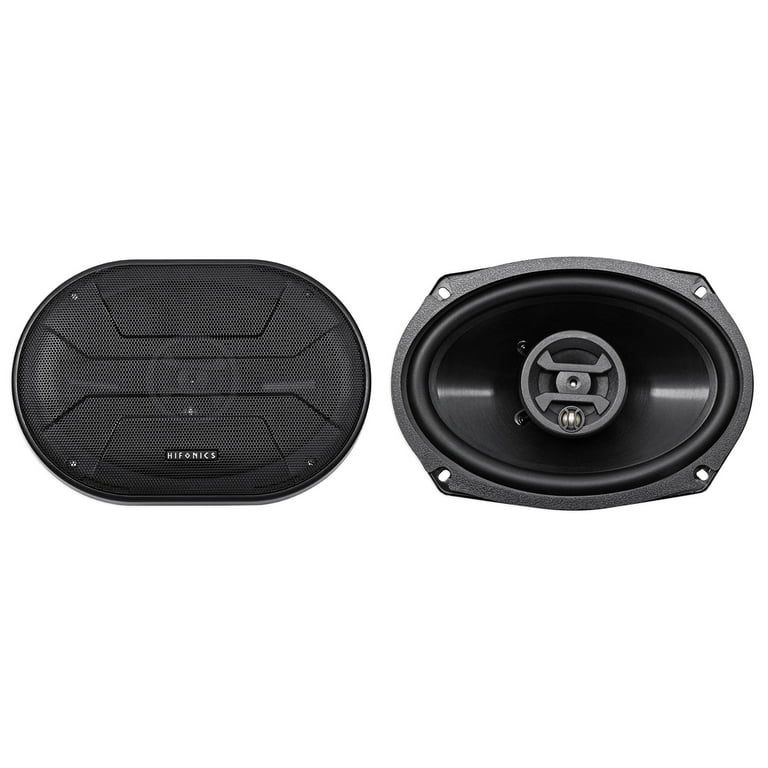 Hifonics Zeus 3 Way Car Audio Coaxial Speakers, 6 x 9 Inch, 800