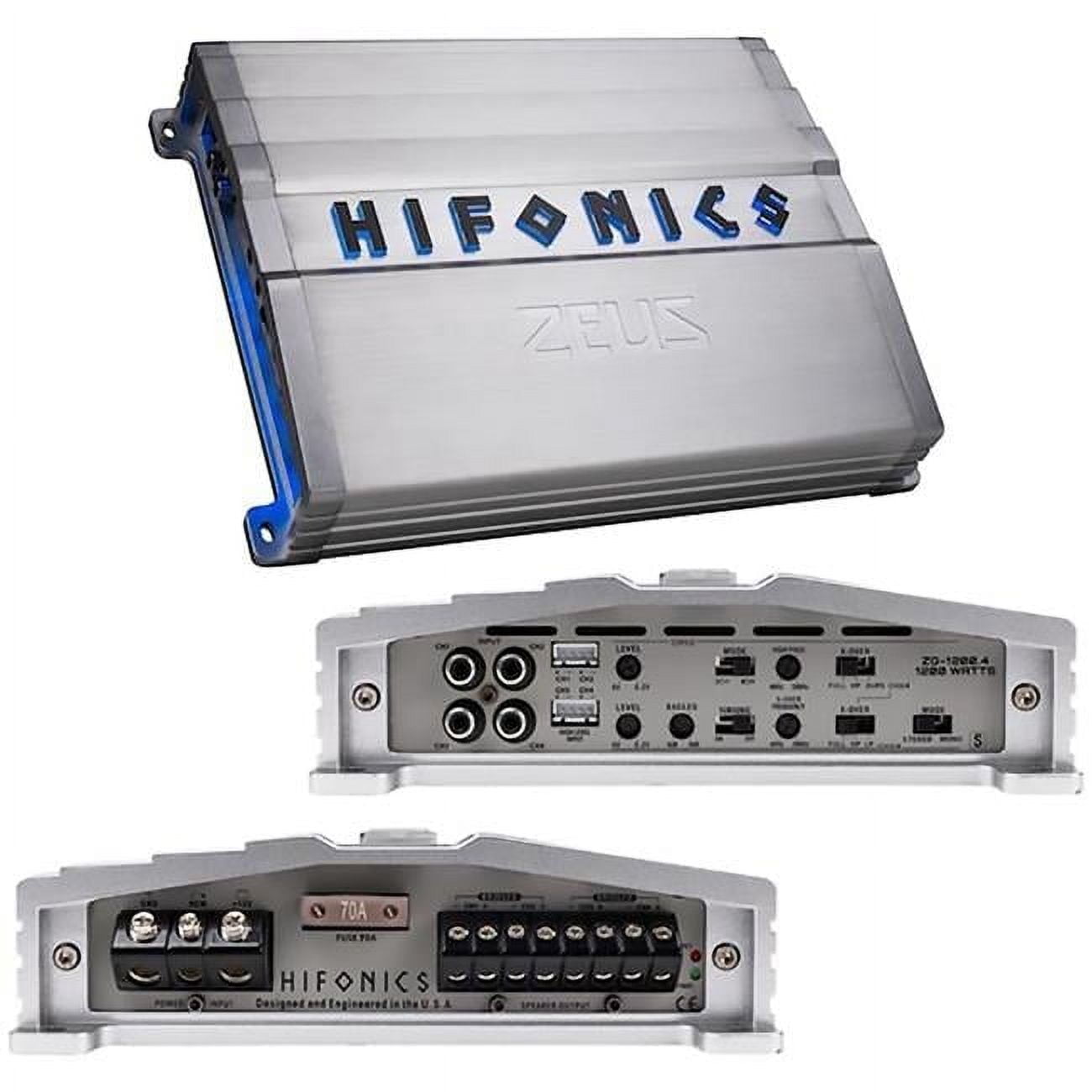 Hifonics  Zeus Gamma Series 1200W 4 Channel 4 ohm Car Audio Amplifier