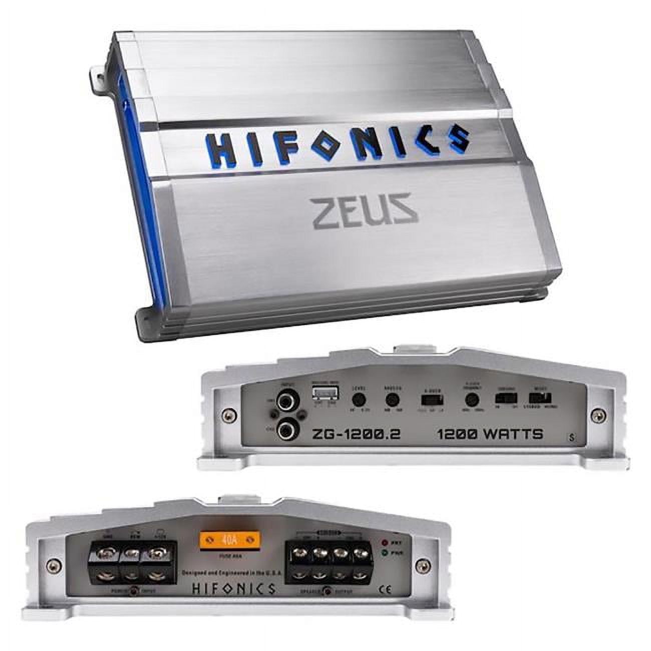 Hifonics Zeus Gamma Zg Series 1,200-watt Max 2-channel Class A/b Amp