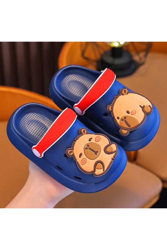 Boys Girls Children Flip Flops Breathable Beach Shoes Soft Kids Spring Vacation Walking Dance Footwear