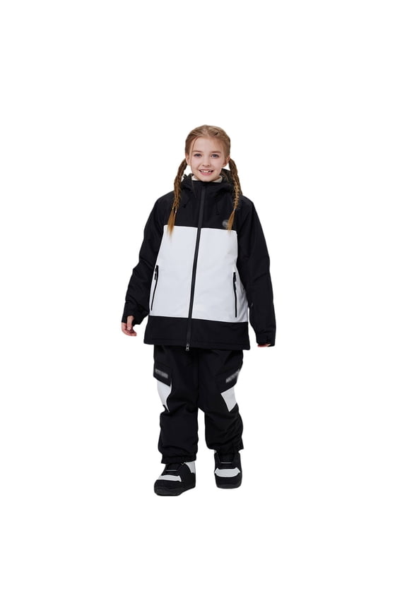 Child Outfit Sets Kids Snowsuit Boys Girls Insulated Ski Outfit For Winter Sports And Outdoor Activities With Thermal Warmth Holiday Clothing Sets